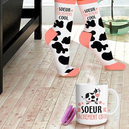 Coffret mug chaussettes Soeur