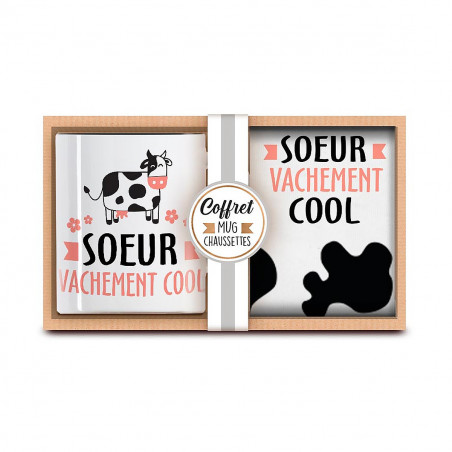 Coffret mug chaussettes Soeur