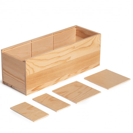 Coffret à bouteille transformable en jardinière potager