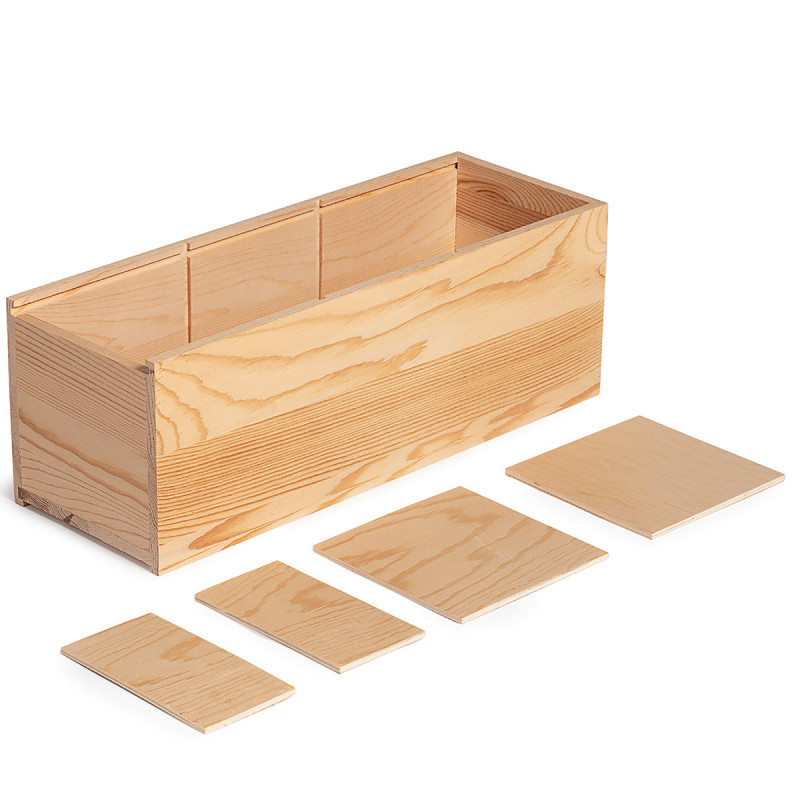 Coffret à bouteille transformable en jardinière potager