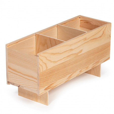 Coffret à bouteille transformable en jardinière potager