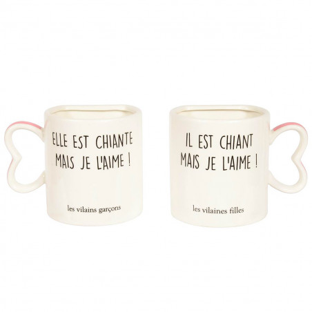 Coffret Duo mugs Mais je l'aime