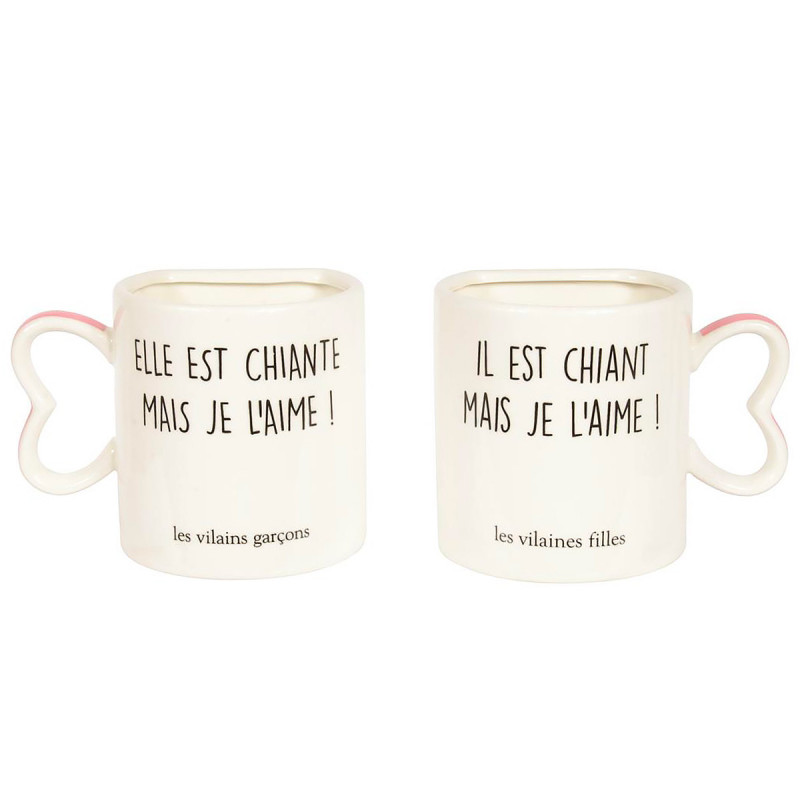 Coffret Duo mugs Mais je l'aime