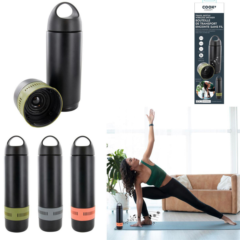 Gourde enceinte bluetooth