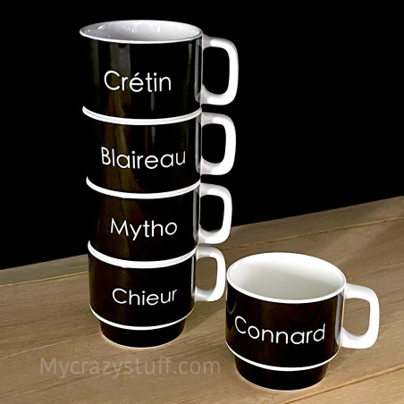 Coffret tasses Mytho Vilains garçons