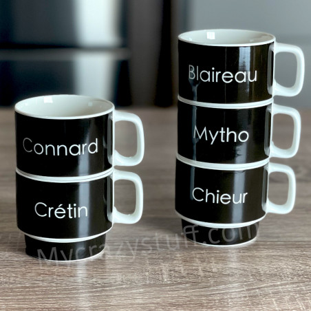 Coffret tasses Mytho Vilains garçons