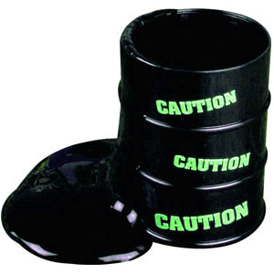 Vente Baril de pâte Slime noire.