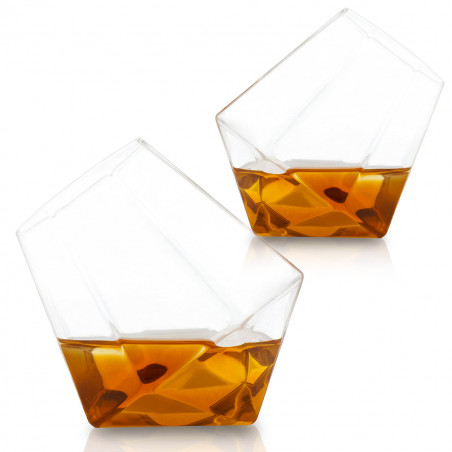 Coffret 2 verres diamant
