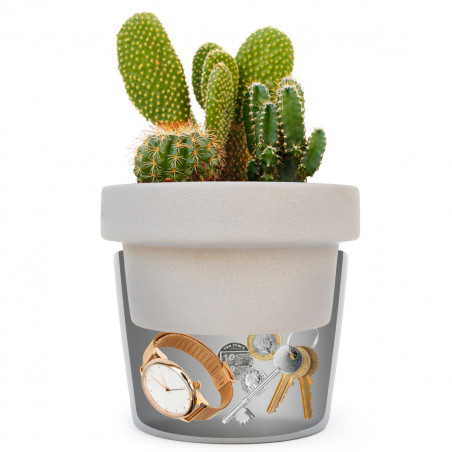 Pot de fleur cachette