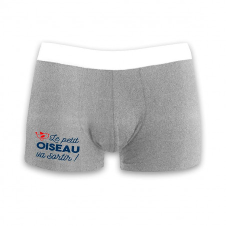 Caleçon boxer humoristique Petit oiseau L