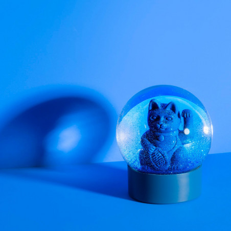 Boule à neige Lucky cat
