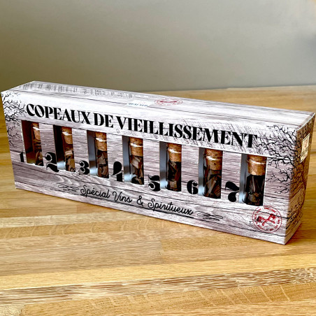 Coffret copeaux de bois de vieillissement