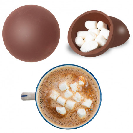 Coffret 3 bombes prestige chocolat chaud guimauve