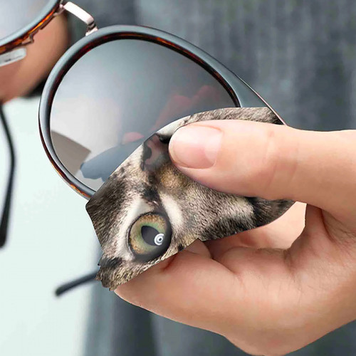 Lot de 3 Microfibres pour lunettes animaux
