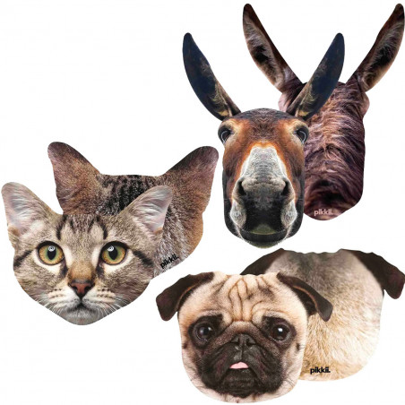 Lot de 3 Microfibres pour lunettes animaux