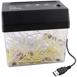 Vente Destructeur de document & ouvre-lettres USB