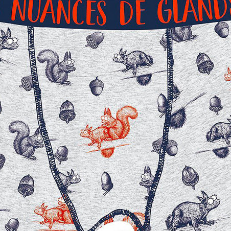Caleçon boxer humoristique 50 nuances de glands L