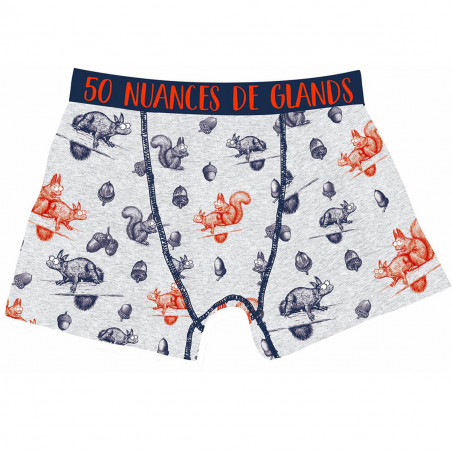 Caleçon boxer humoristique 50 nuances de glands M
