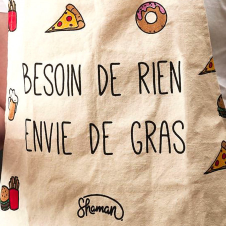 Set tablier et gant de cuisine Envie de gras