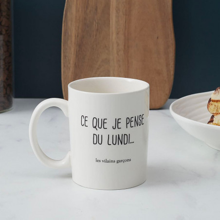 Mug ce que je pense du lundi