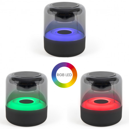 Enceinte bluetooth translucide