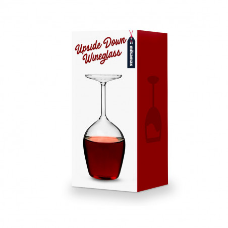 Verre à vin inversé