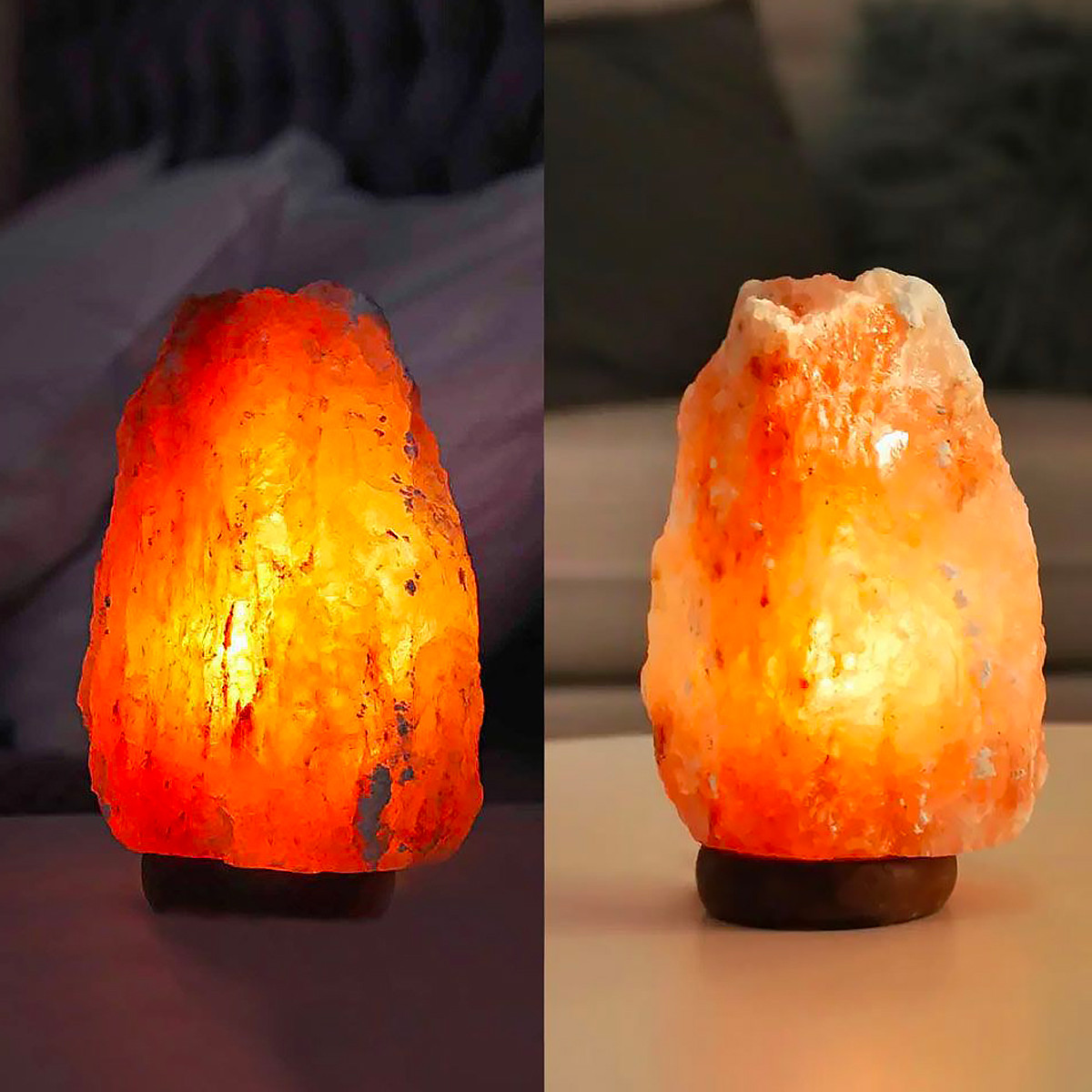 Orakl® - Lampe à sel de l'Himalaya Meteor - 2-4 KG - Avec variateur - 100% sel de l'Himalaya