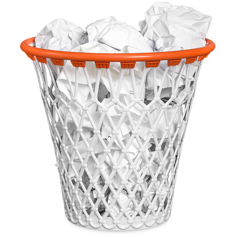 Poubelle panier de basket