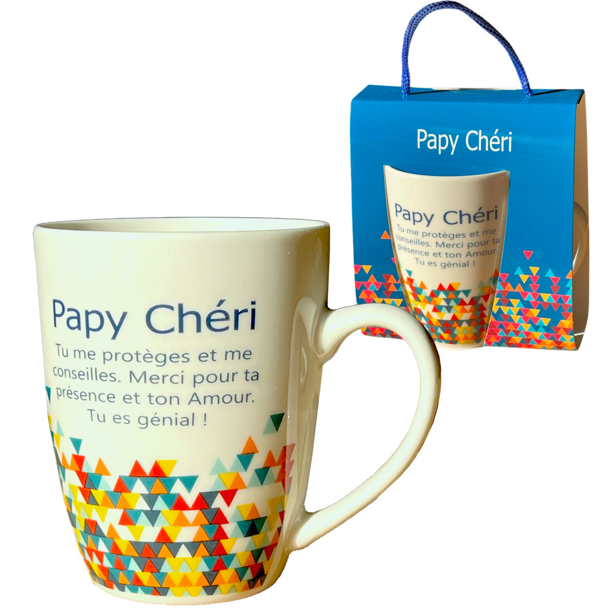 Cadeau pour grand-Père : Mug à offrir Papy chéri - 7,16 €