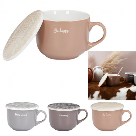 Bol à soupe et son couvercle