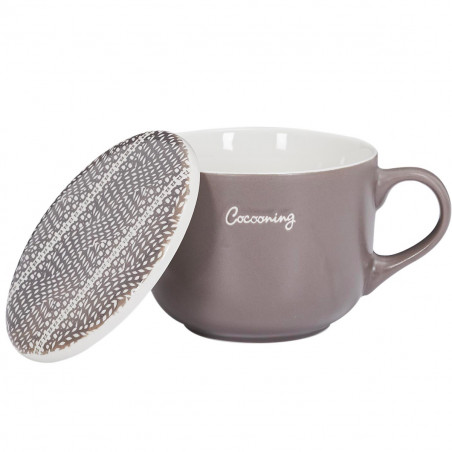 Bol à soupe et son couvercle