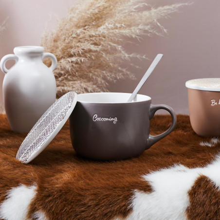 Bol à soupe et son couvercle