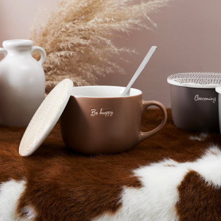 Bol à soupe et son couvercle