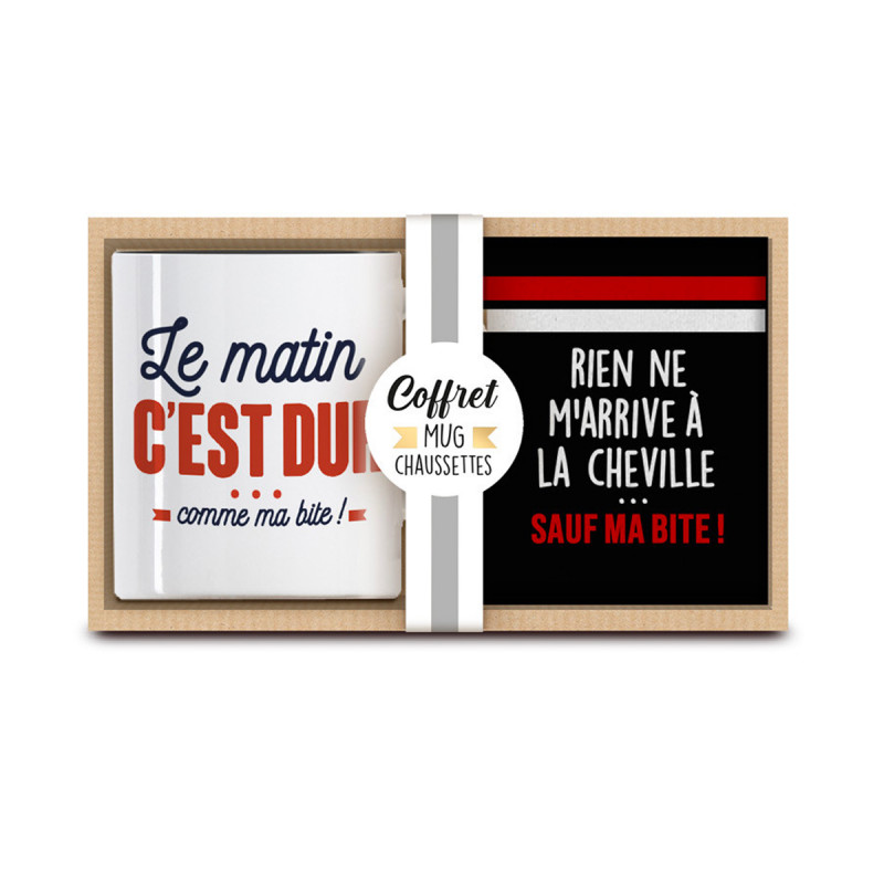 Coffret Mug Chaussettes Ma Bite - mycrazystuff.com