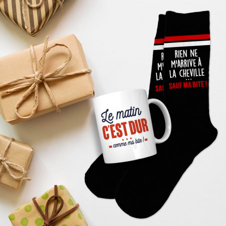 Coffret Mug Chaussettes Ma Bite - mycrazystuff.com