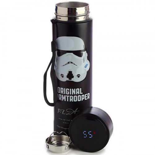 Bouteille isotherme thermomètre Stormtrooper