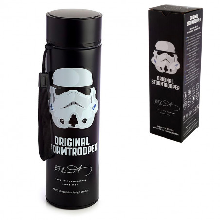 Bouteille isotherme thermomètre Stormtrooper