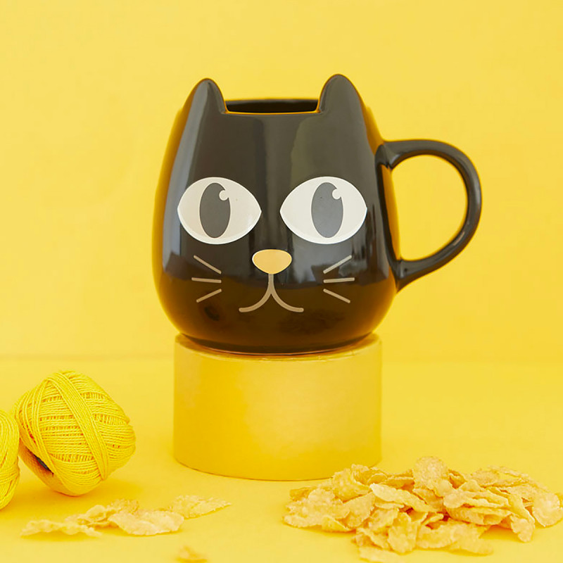 Mug chat magique thermoréactif