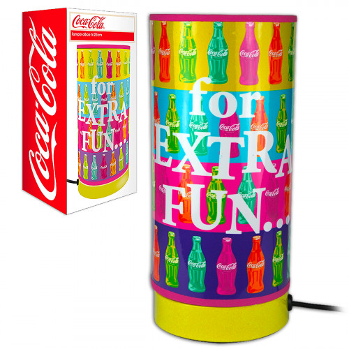Lampe cylindrique Coca-Cola