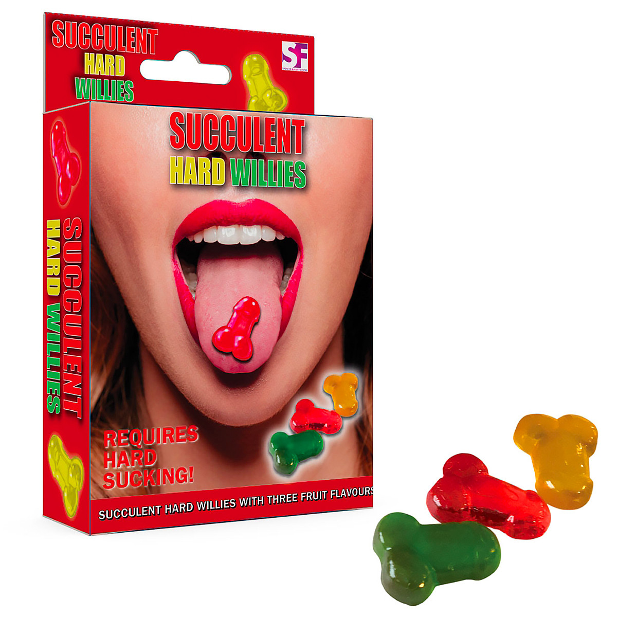 Bonbons sex mints, des sucreries humoristiques en forme de zizi