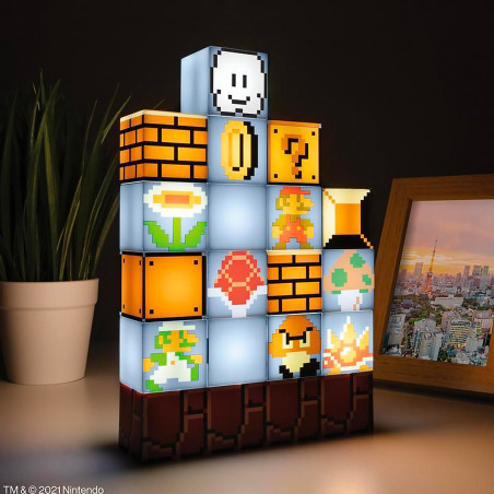 Lampe Super Mario construction