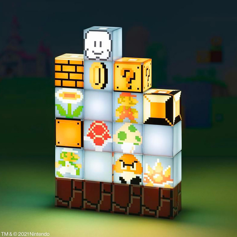 Lampe Super Mario construction