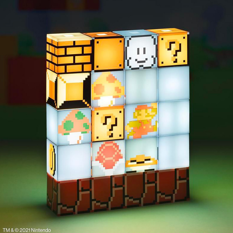 Lampe Super Mario construction