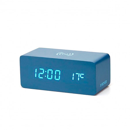 Réveil bloc bleu avec chargeur induction