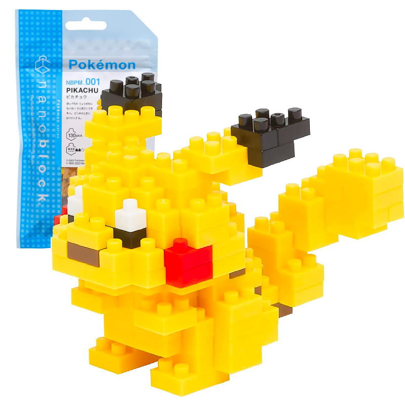 Pikachu Pokemon construction Nanoblock