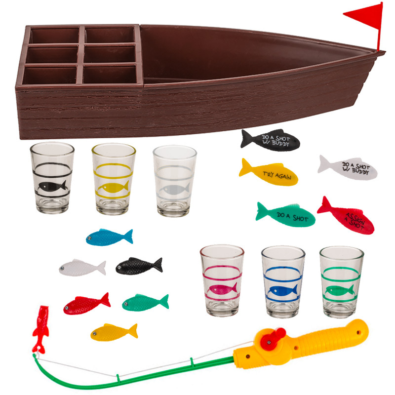 Jeu à boire pêche à la ligne