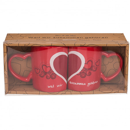 Duo mugs entrelacés