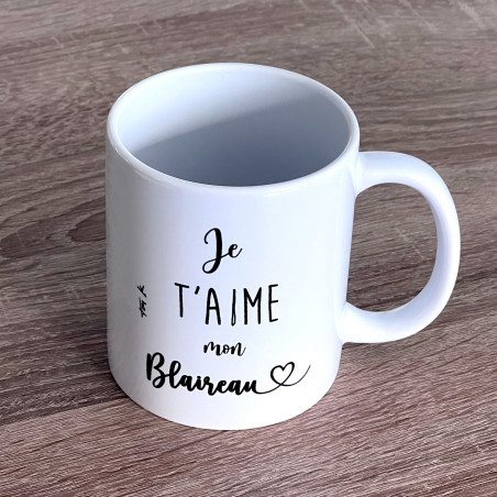 Mug je t'aime mon blaireau - mycrazystuff