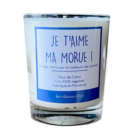 Bougie Je t'aime ma morue