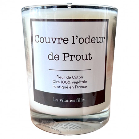 Bougie "couvre l'odeur de prout"